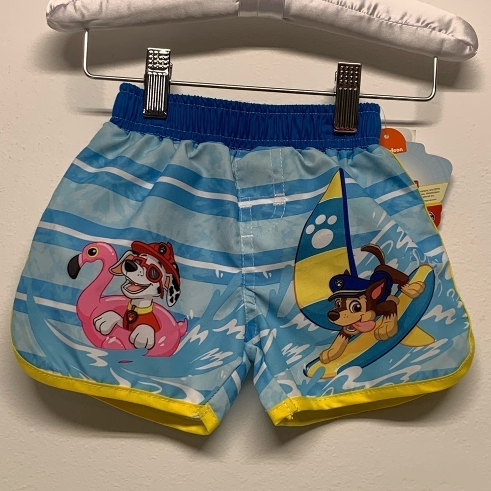 Nickelodeon Paw Patrol Size 6-9 Months Swim Trunks NEW NWT
